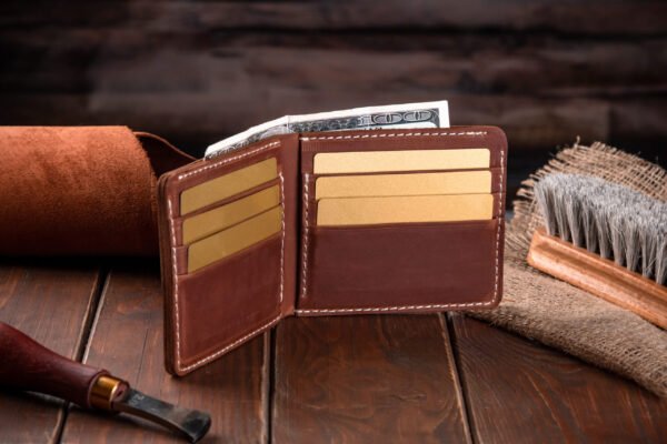 Гаманець чоловічий маленький біфолд - Зображення 3