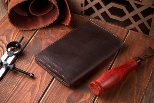 Обкладинка для паспорта, шкіряна обкладинка на закордонний паспорт з картхолдером - Зображення 8