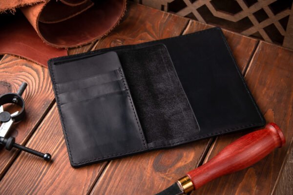 Обкладинка для паспорта, шкіряна обкладинка на закордонний паспорт з картхолдером - Зображення 6