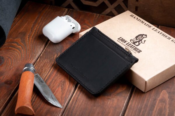 Міні гаманець картхолдер з монетницею на блискавці - Зображення 5