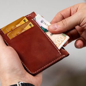 Міні гаманець картхолдер з монетницею на блискавці