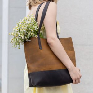 Шкіряна сумка Шопер