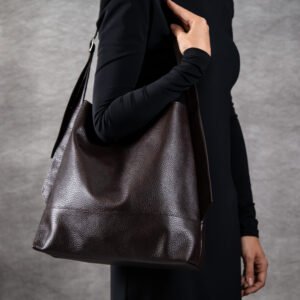 Шкіряна сумка шопер Single