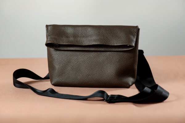 Шкіряна чоловіча сумка через плече Fold - Зображення 2