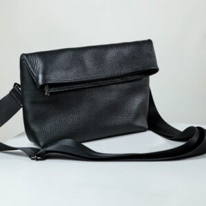 Шкіряна чоловіча сумка через плече Fold