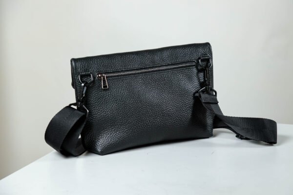 Шкіряна чоловіча сумка через плече Fold - Зображення 9