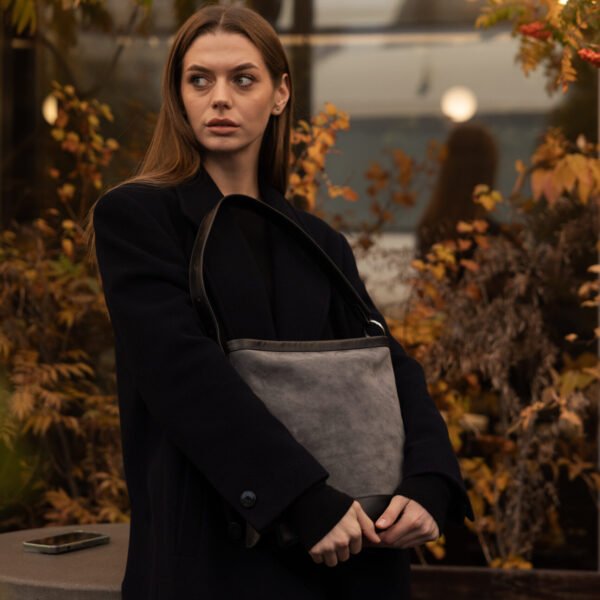 Замшева сумка Bucket - Зображення 11