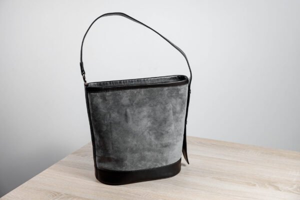 Замшева сумка Bucket - Зображення 2