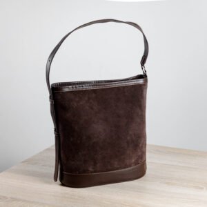 Замшева сумка Bucket