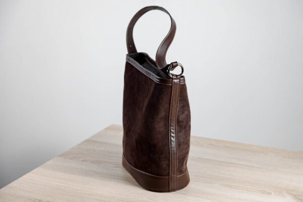 Замшева сумка Bucket - Зображення 3