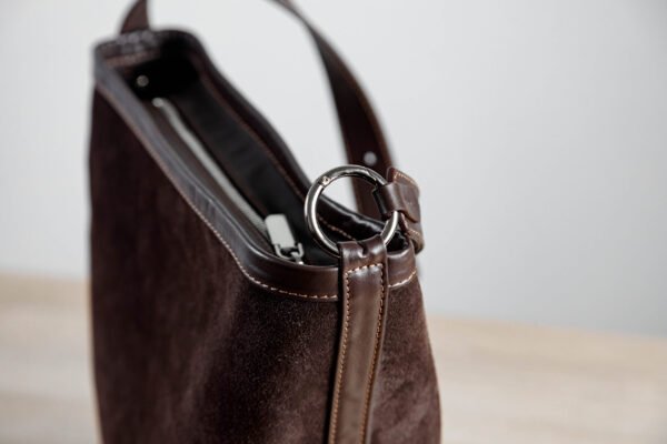 Замшева сумка Bucket - Зображення 4