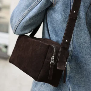 Замшева сумка Brick