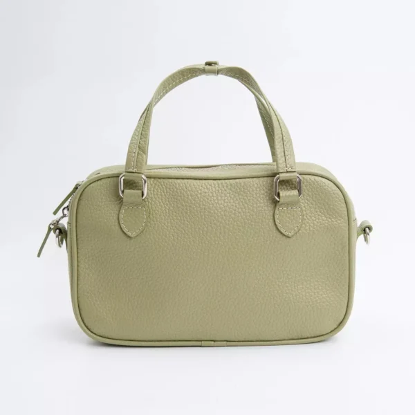 Жіноча шкіряна сумка Cedar світло-зеленого кольору від Lion Leather