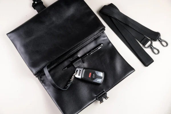 Шкіряна чоловіча сумка Slim - Зображення 7